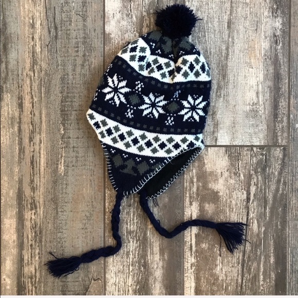 Other - Fair Isle fleece lined unisex stocking hat OS